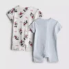 0-24 meses | Conjunto de 2 macacões do Mickey Mouse da Disney