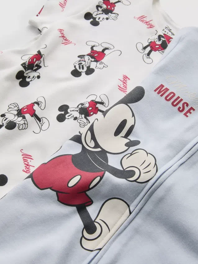 0-24 meses | Conjunto de 2 macacões do Mickey Mouse da Disney