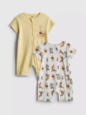 0-24 meses | Conjunto de 2 macacões do Ursinho Pooh da Disney