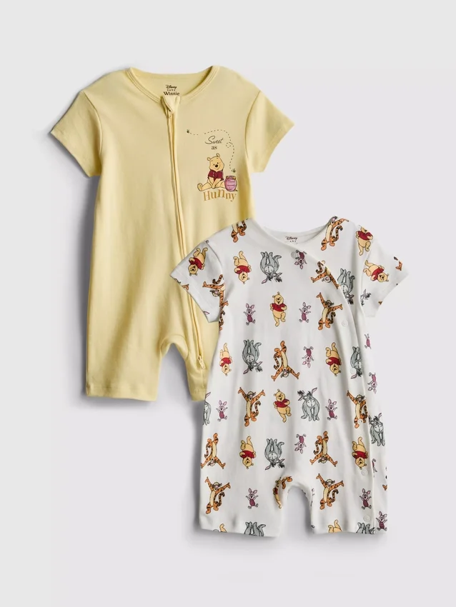0-24 meses | Conjunto de 2 macacões do Ursinho Pooh da Disney