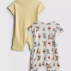 0-24 meses | Conjunto de 2 macacões do Ursinho Pooh da Disney