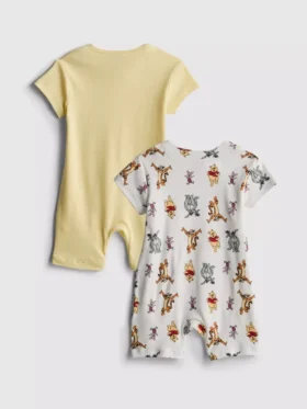 0-24 meses | Conjunto de 2 macacões do Ursinho Pooh da Disney