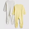 0-24 meses | Conjunto de 2 pijamas com fecho de correr