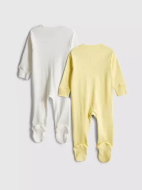 0-24 meses | Conjunto de 2 pijamas com fecho de correr