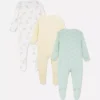 0-24 meses | Conjunto de 3 pijamas com botões de pressão do Dumbo da Disney