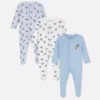 0-24 meses | Conjunto de 3 pijamas com botões de pressão do Mickey Mouse da Disney