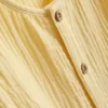 0-24 meses | Conjunto de camisa e calções em tecido de gaze