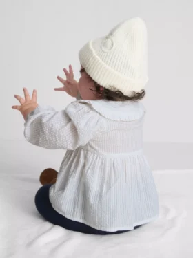 0-36 meses | blusa de manga comprida com gola