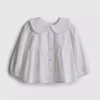 0-36 meses | blusa de manga comprida com gola