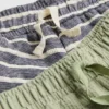 0-36 meses | Conjunto de 2 calções texturizados