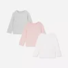 0-36 meses | Conjunto de 3 camisas de manga comprida