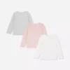 0-36 meses | Conjunto de 3 camisas de manga comprida