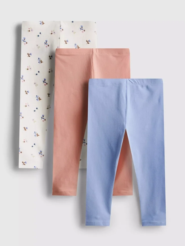 0-36 meses | Conjunto de 3 leggings