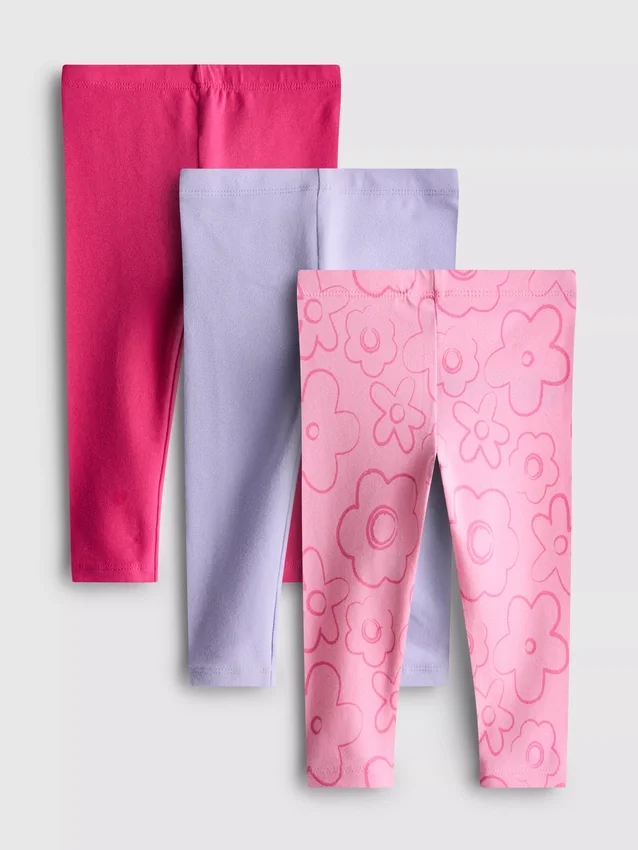 0-36 meses | Conjunto de 3 leggings