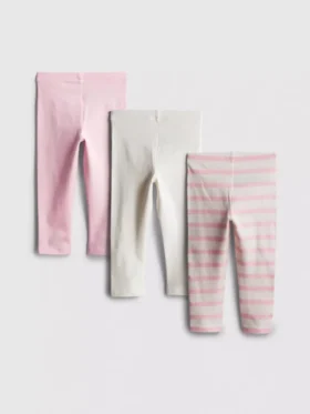 0-36 meses | Conjunto de 3 leggings
