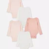 0-36 meses | Conjunto de 5 bodys de manga comprida