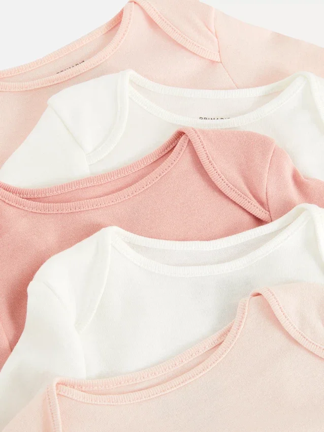 0-36 meses | Conjunto de 5 bodys de manga comprida