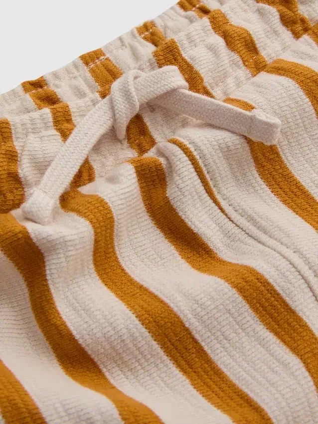 0-36 meses | Conjunto de camisas e calções com padrão às riscas