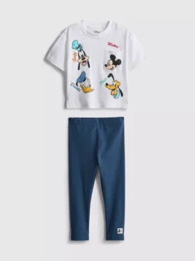 0-36 meses | Conjunto de camisas e leggings do Mickey Mouse e amigos da Disney