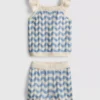 0-36 meses | Conjunto de camisola de malha e calções