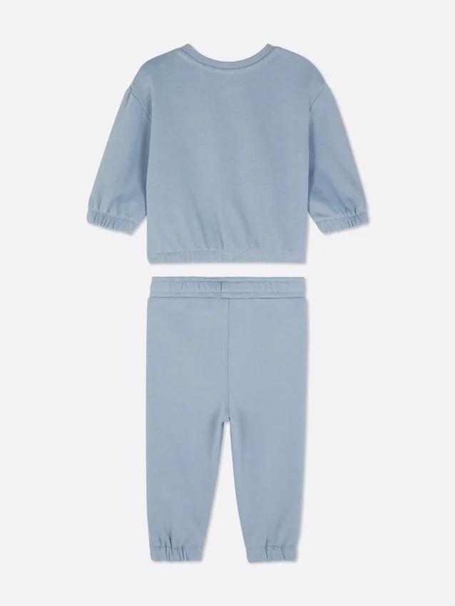 0-36 meses | Conjunto de camisola e calças de treino