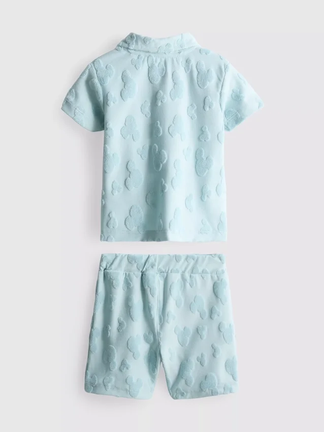 0-36 meses | Conjunto de camisola e calções de felpo do Mickey Mouse da Disney