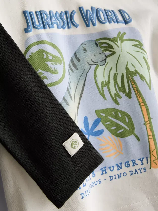 0-36 meses | Conjunto de t-shirt e leggings «Jurassic World»