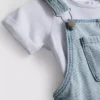0-36 meses | Conjunto de t-shirt e macacão com bordados de frutas