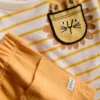 0-36 meses | Conjunto de t-shirt larga e calções