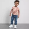 0-36 meses | Jeans com bainha enrolada