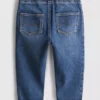 0-36 meses | Jeans com bainha enrolada
