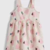 0-36 meses | vestido tipo smock texturado da Minnie Mouse e da Margarida da Disney