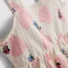 0-36 meses | vestido tipo smock texturado da Minnie Mouse e da Margarida da Disney