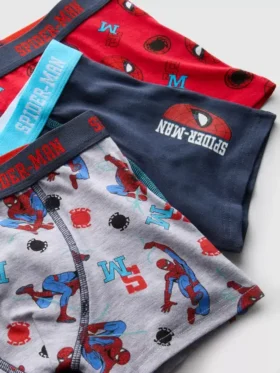 1,5-10 anos | Conjunto de 3 calções Marvel Spider-Man