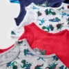 1,5-10 anos | Conjunto de 5 camisolas sem mangas com motivos de dinossauros