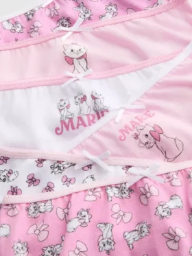 1,5-10 anos | Conjunto de 6 cuecas com a personagem Marie dos «Os Aristogatos» da Disney