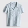 1,5-12 anos | Camisa bordada com motivos florais em algodão da The Edit