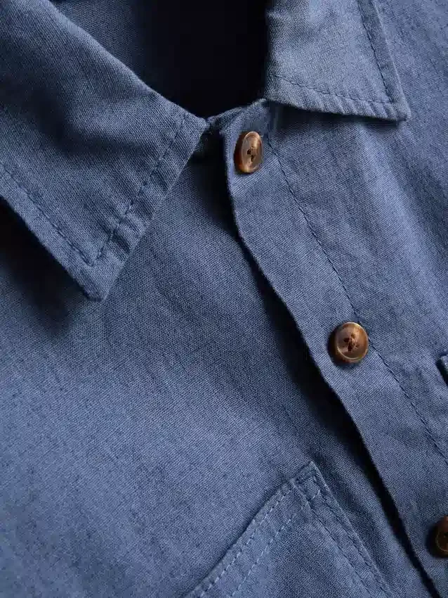 1,5-12 anos | Camisa larga em mistura de linho da The Edit