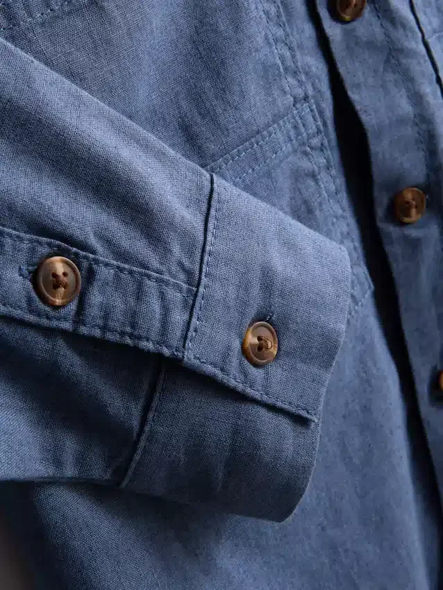 1,5-12 anos | Camisa larga em mistura de linho da The Edit