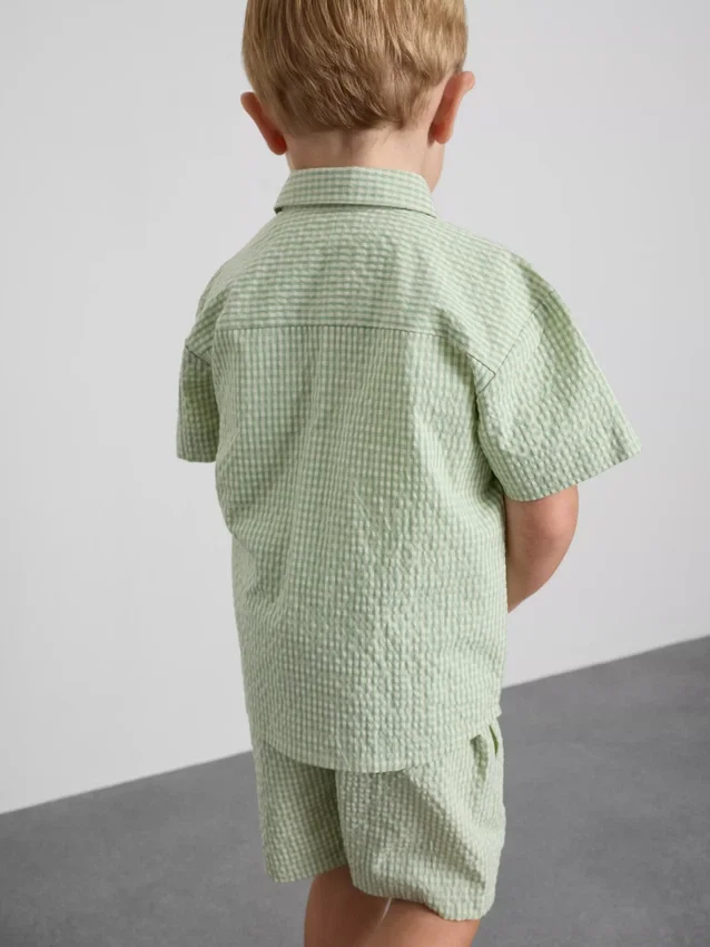 1,5-12 anos | Conjunto de camisa xadrez e calções da Stacey Solomon