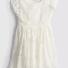 1,5-12 anos | vestido smock com renda da The Edit