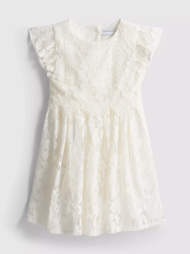 1,5-12 anos | vestido smock com renda da The Edit