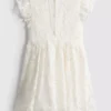 1,5-12 anos | vestido smock com renda da The Edit