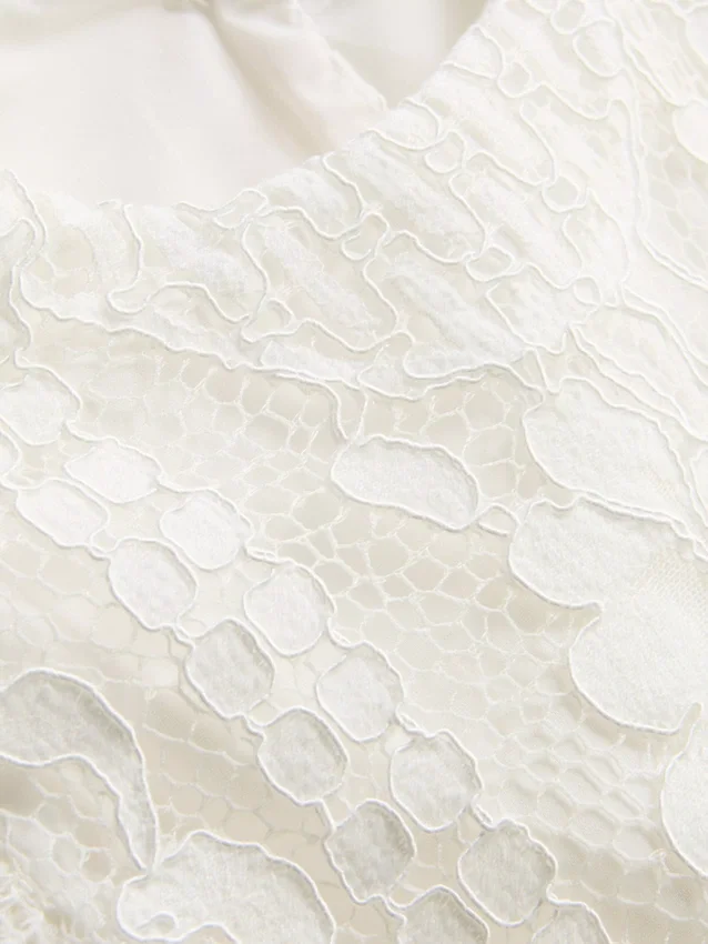 1,5-12 anos | vestido smock com renda da The Edit