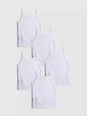 1,5-15 anos | Conjunto de 5 tops tipo cami