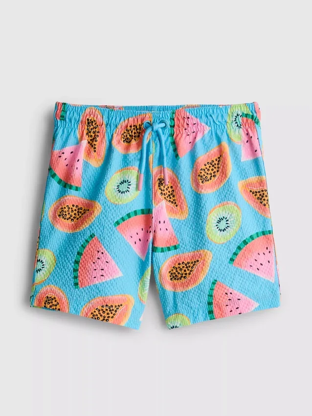 1,5-7 anos | calções de banho com estampado de frutas