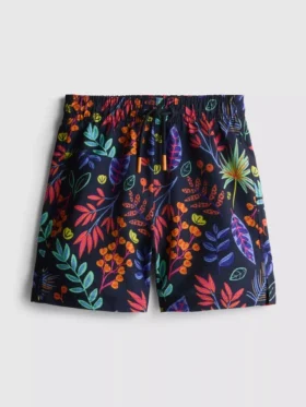 1,5-7 anos | calções de banho com estampado floral