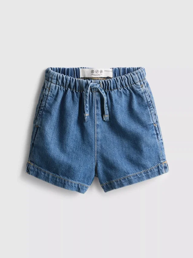 1,5-7 anos | calções de ganga