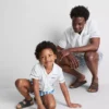 1,5-7 anos | Camisa com bordado de peixe