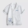 1,5-7 anos | Camisa com bordado de peixe